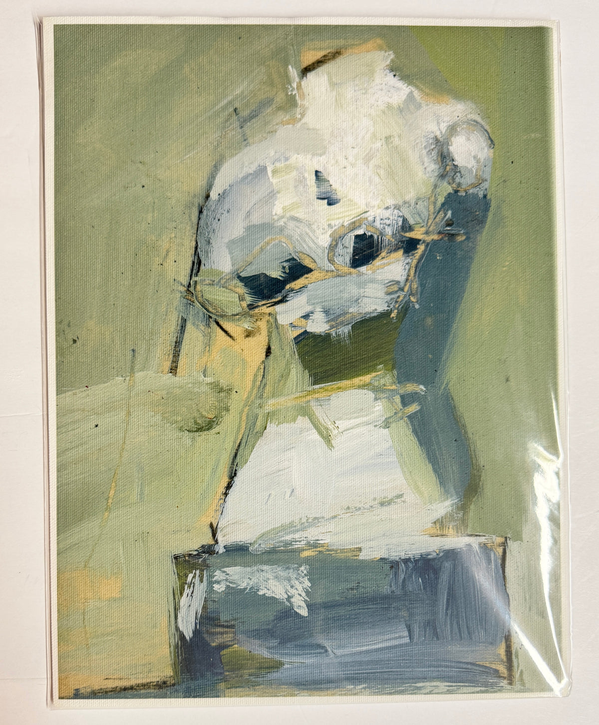 Blue Green Venus 9x12 Fine Art Print on Canvas