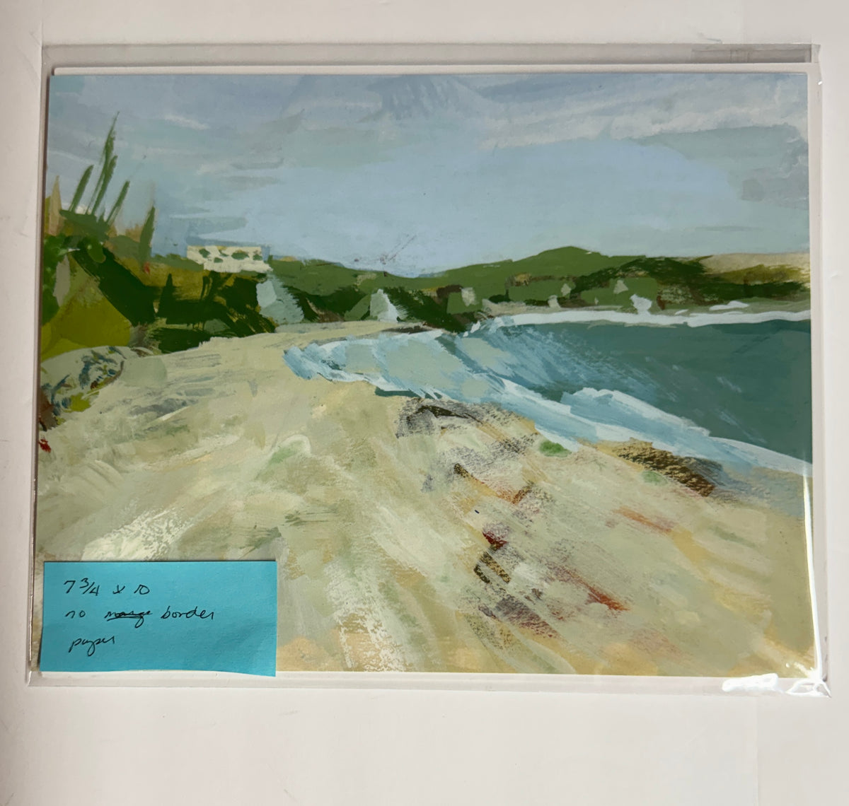 Laguna Swells 7.75x10 Fine Art Print on Paper