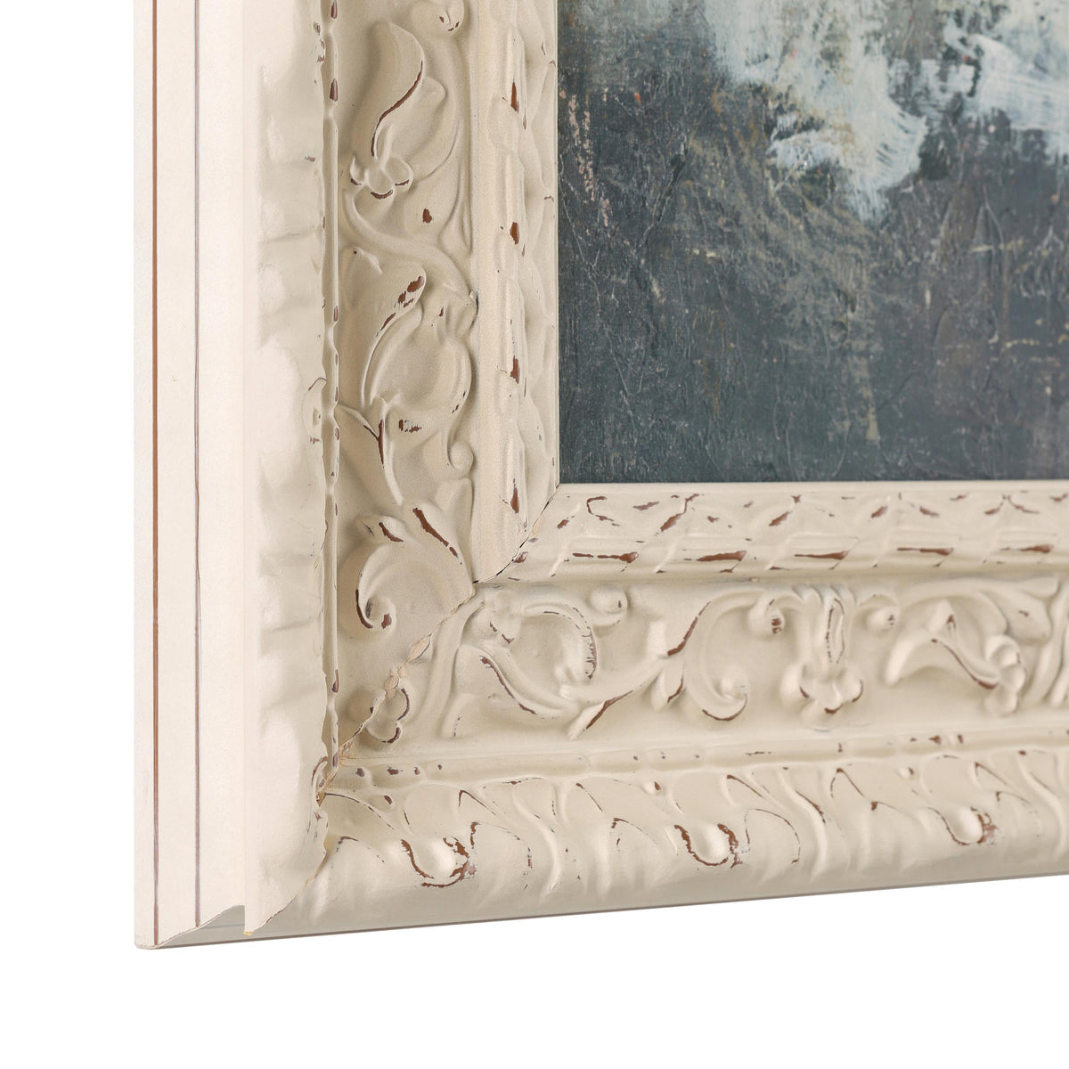 Weathered Grandeur No. 2 | Small Ornate Off-White Frame by Donna Weathers (John-Richard)