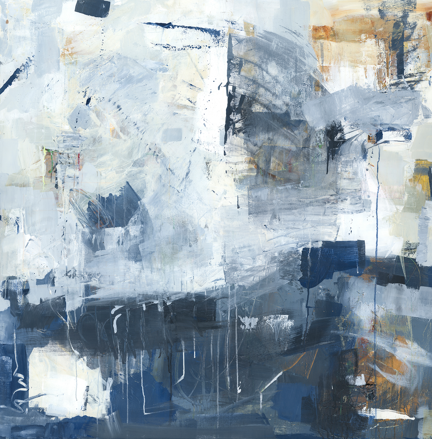 Spinal Focus - Limited Edition Abstract White Aluminum Art Print