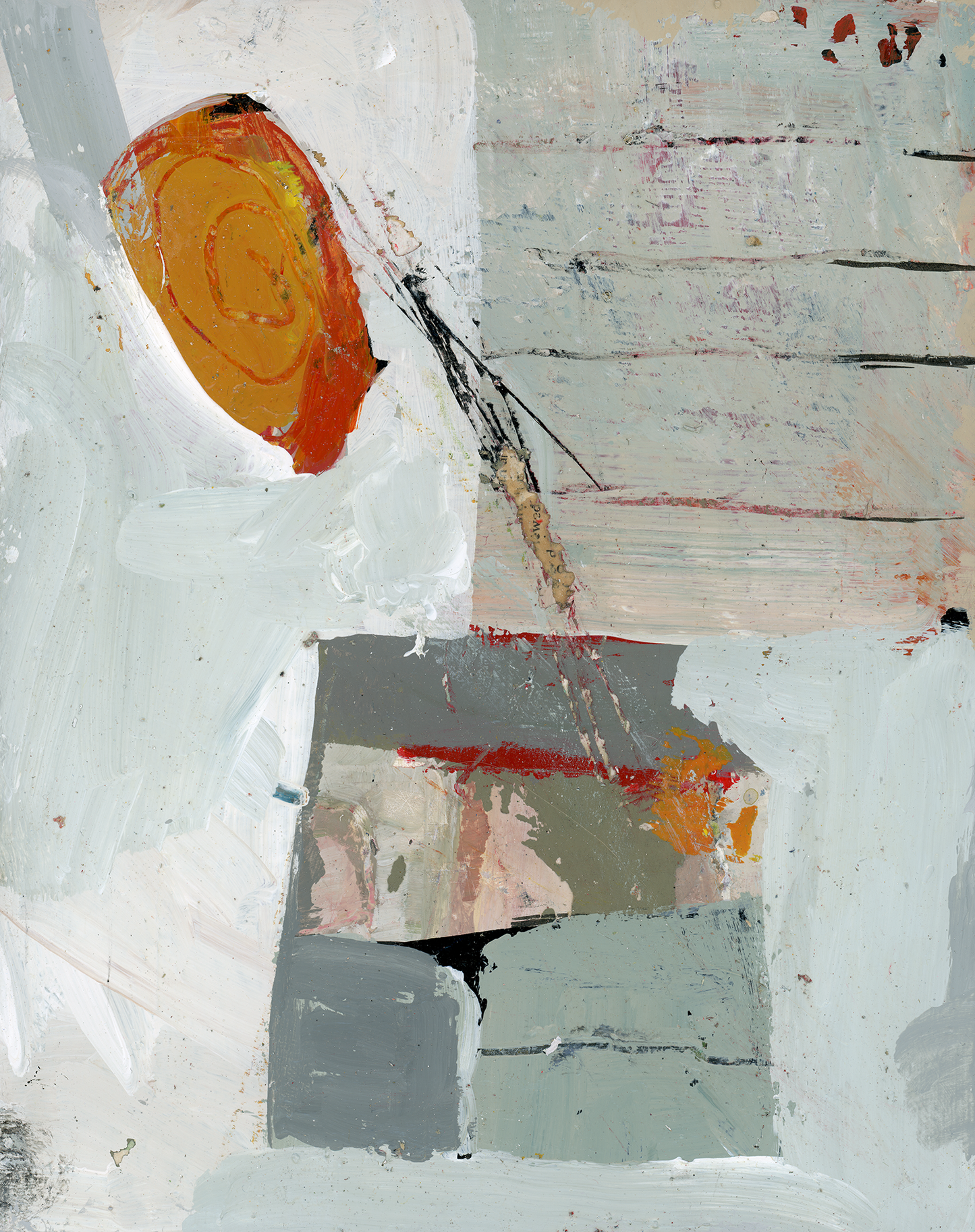 Unmuted - Limited Edition Abstract Floral White Aluminum Art Print