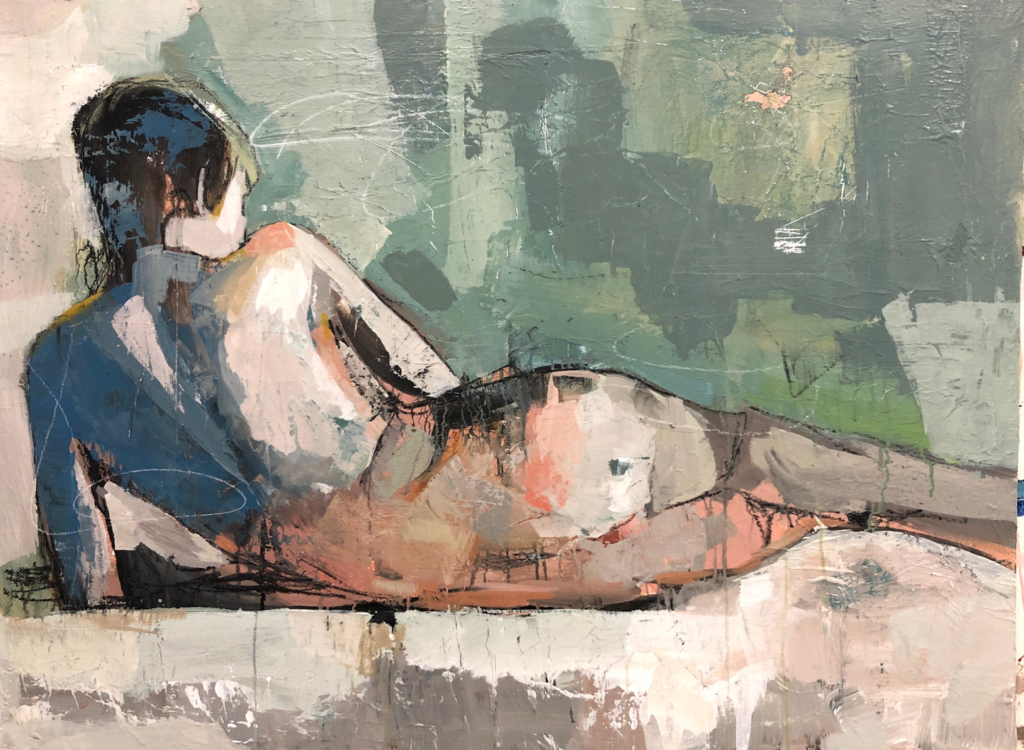 Abstract Nude Painting