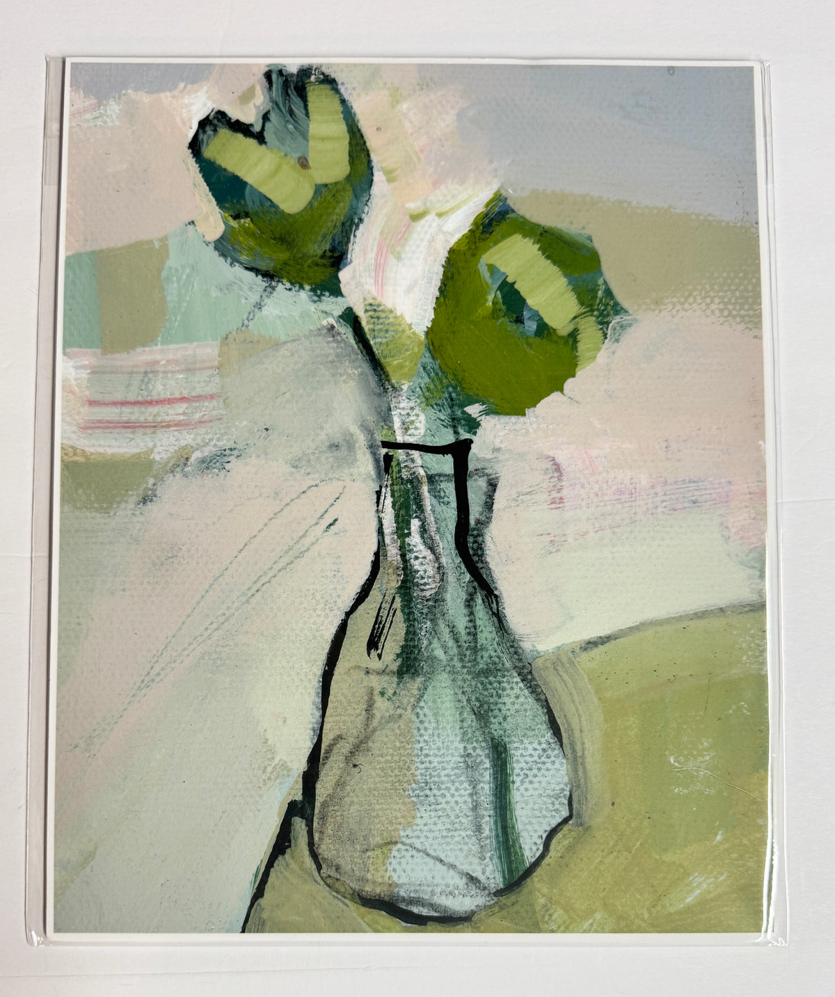 Baby Pink w/Tulips 8x10 Fine Art Print on Paper