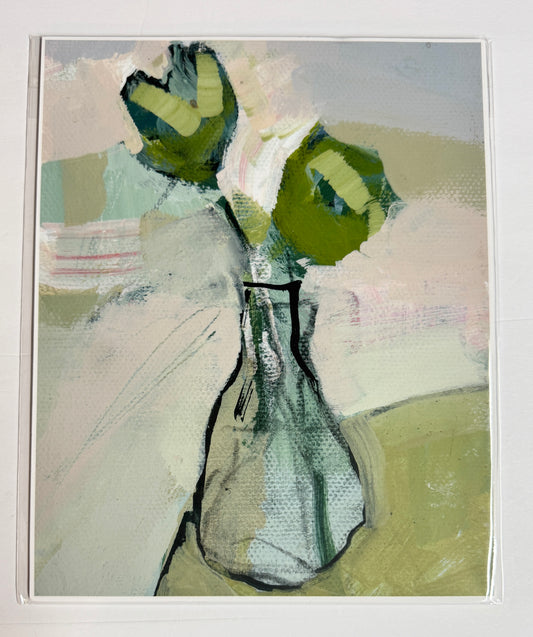 Baby Pink w/Tulips 8x10 Fine Art Print on Paper