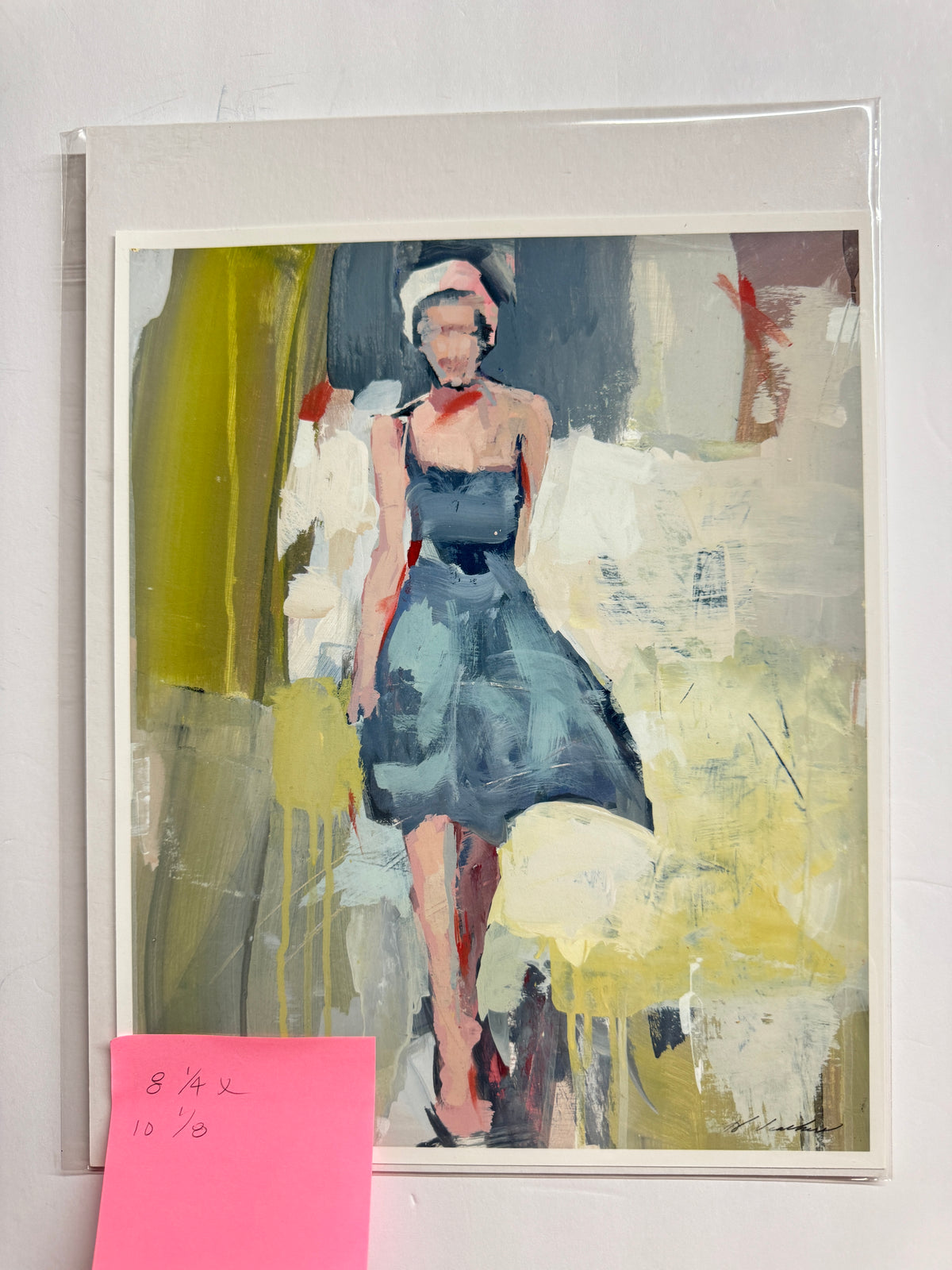 Hustling Home to Fix the Strap 8.25x10.25 Fine Art Print on Paper