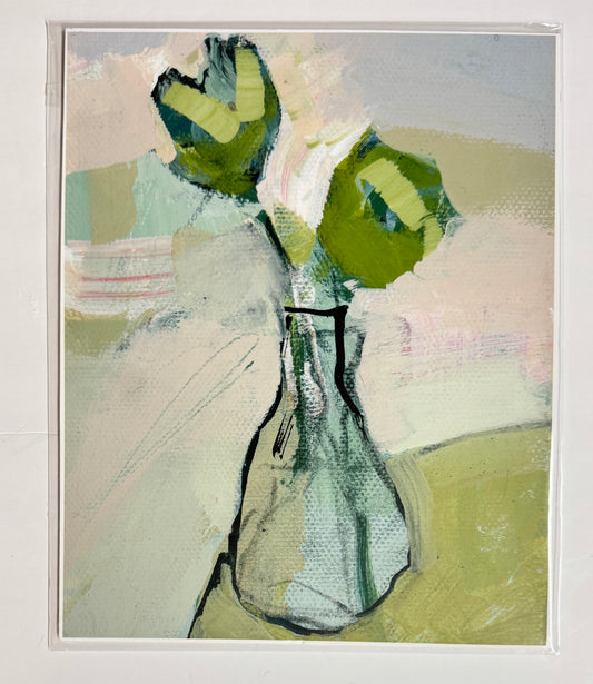 Baby Pink w/Tulips 8x10 Fine Art Print on Paper