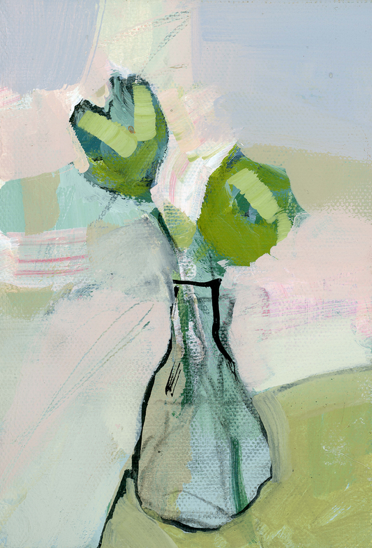 Baby Pink Tulips 5x7 Fine Art Print on Paper
