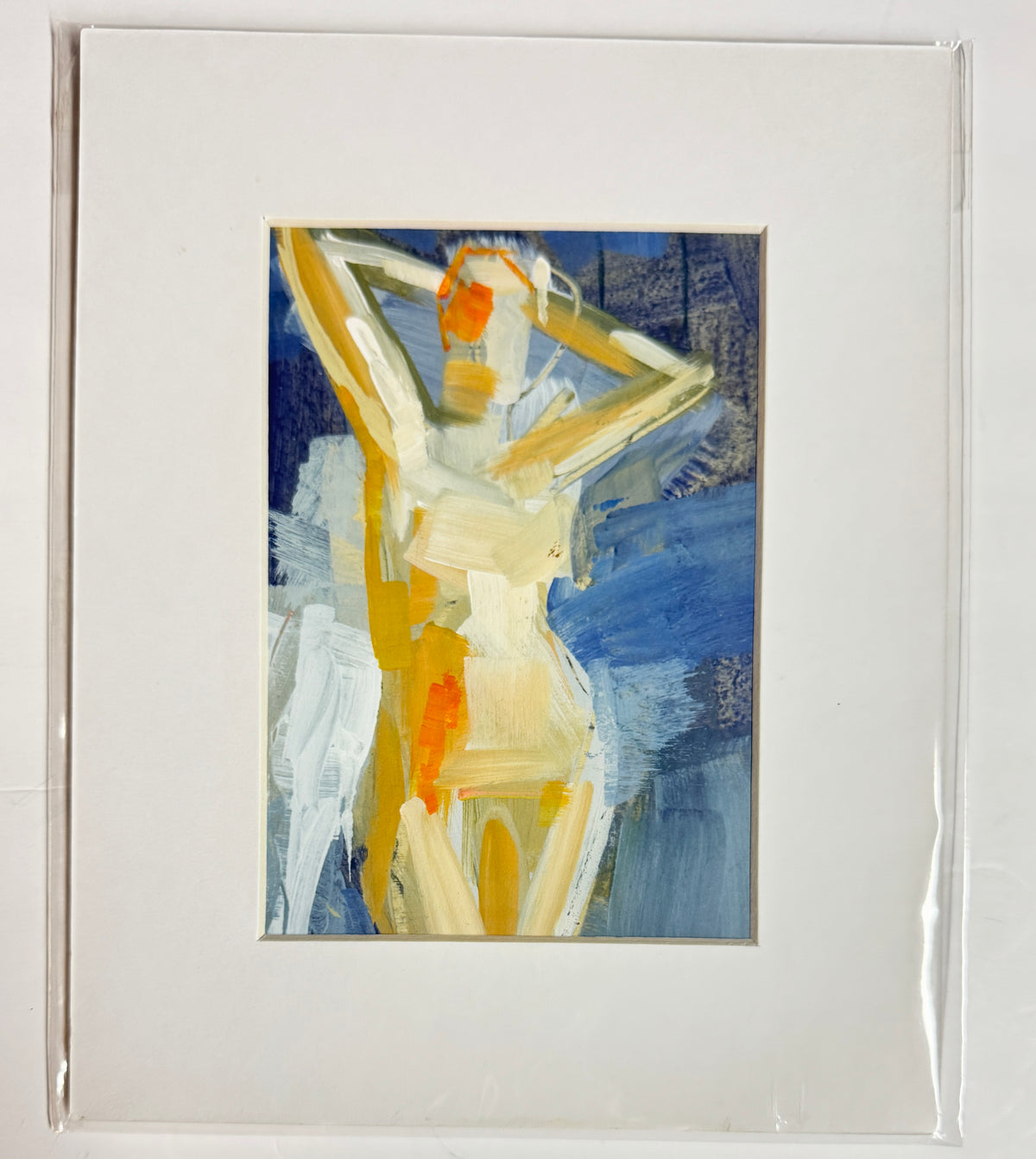 Am I Bluish 5x7 Fine Art Print on Paper (Matted to 8x10)