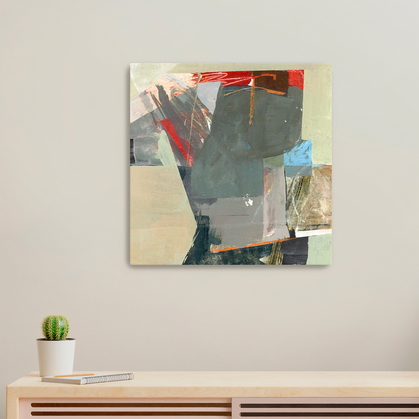 Urban Layers - Limited Edition Abstract White Aluminum Art Print