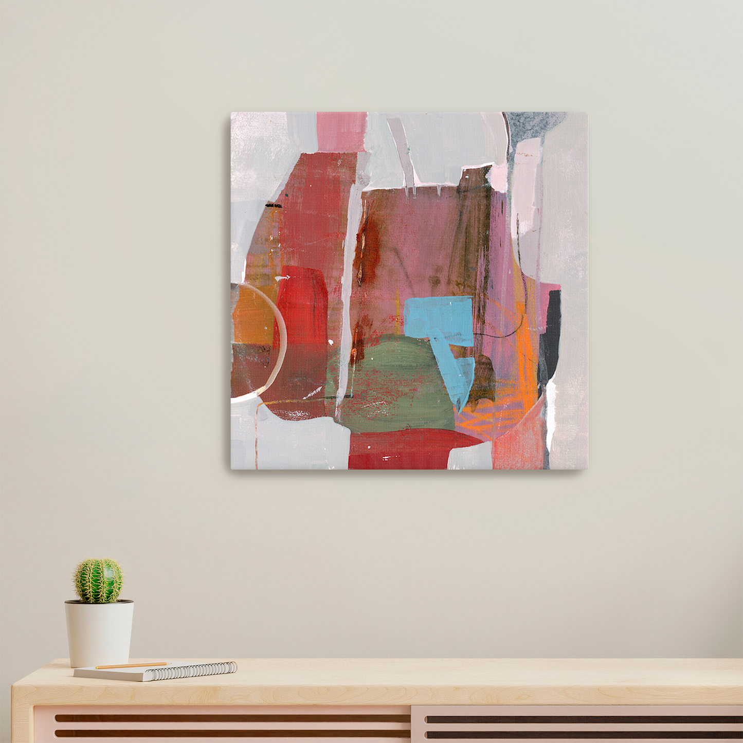 Harmony Interrupted - Limited Edition Abstract White Aluminum Art Print