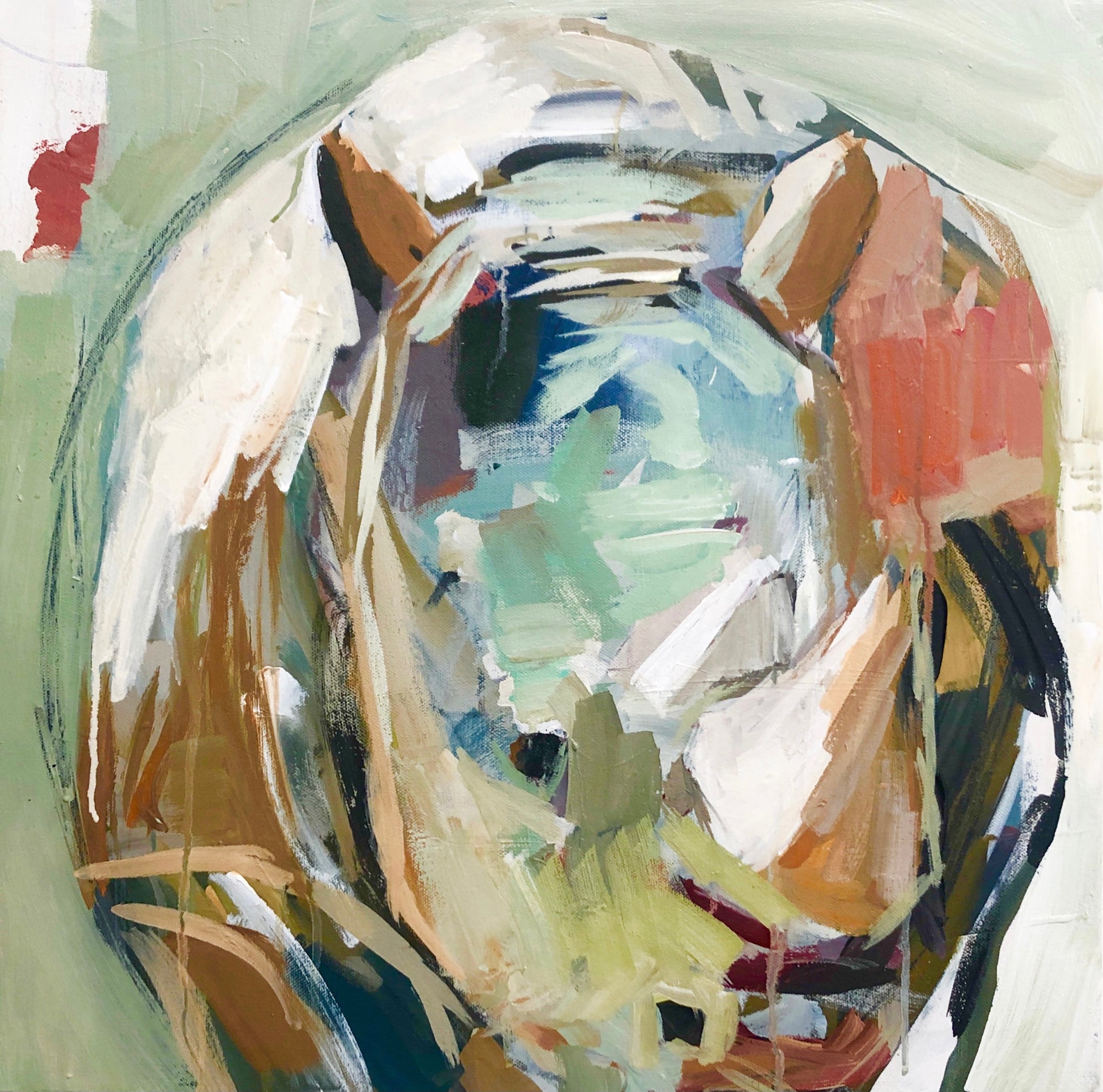 Abstract Rhino Painting