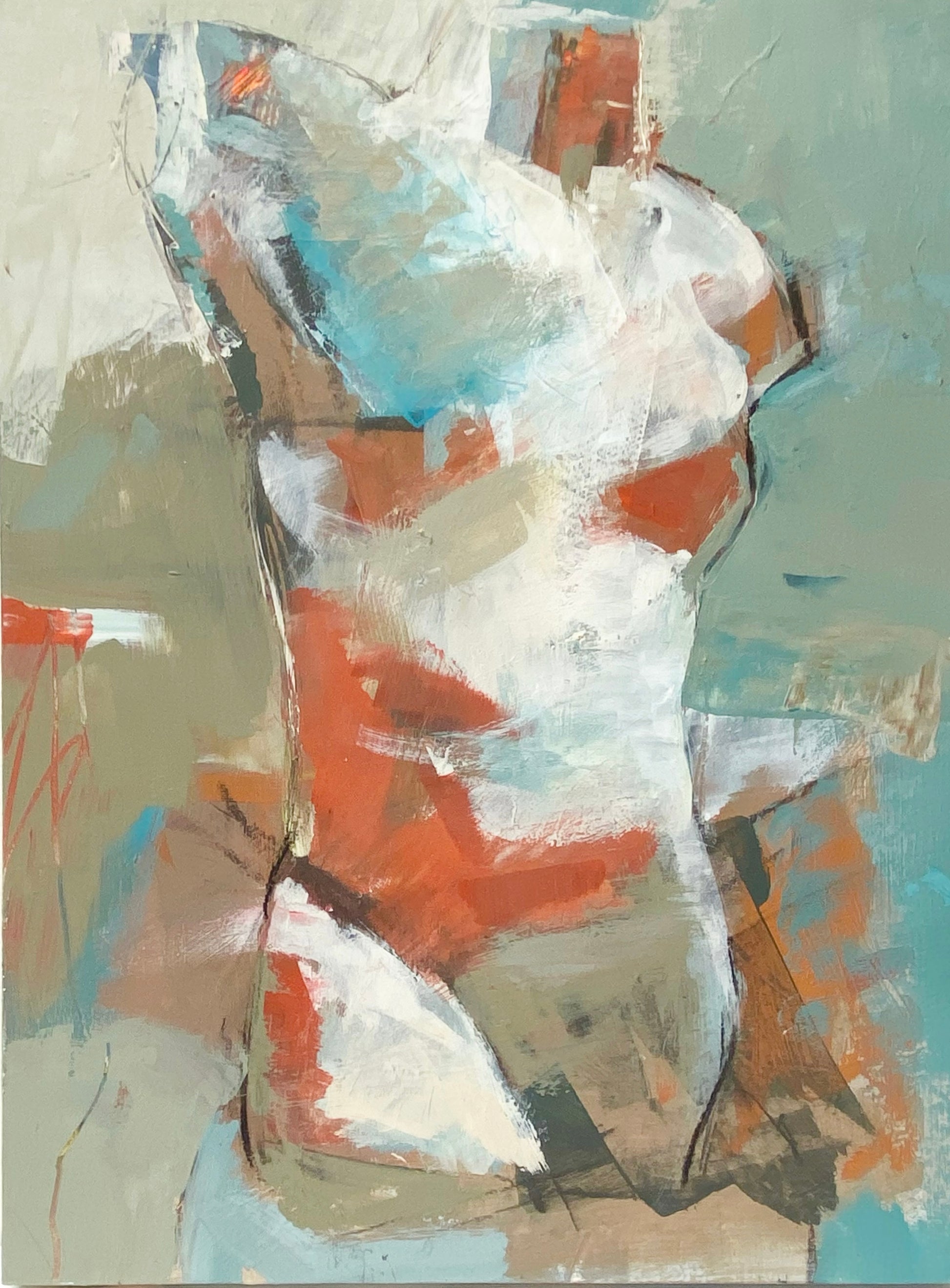 Abstract Figure Painting by Donna Weathers